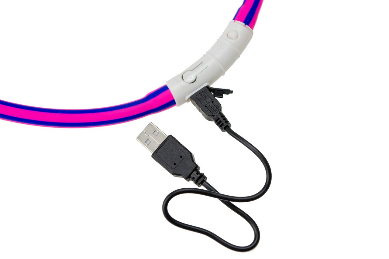 Visio-Light-LED-2 Visio Light LED Hundeleuchthalsband - wiederaufladbar - 20 bis 70cm
